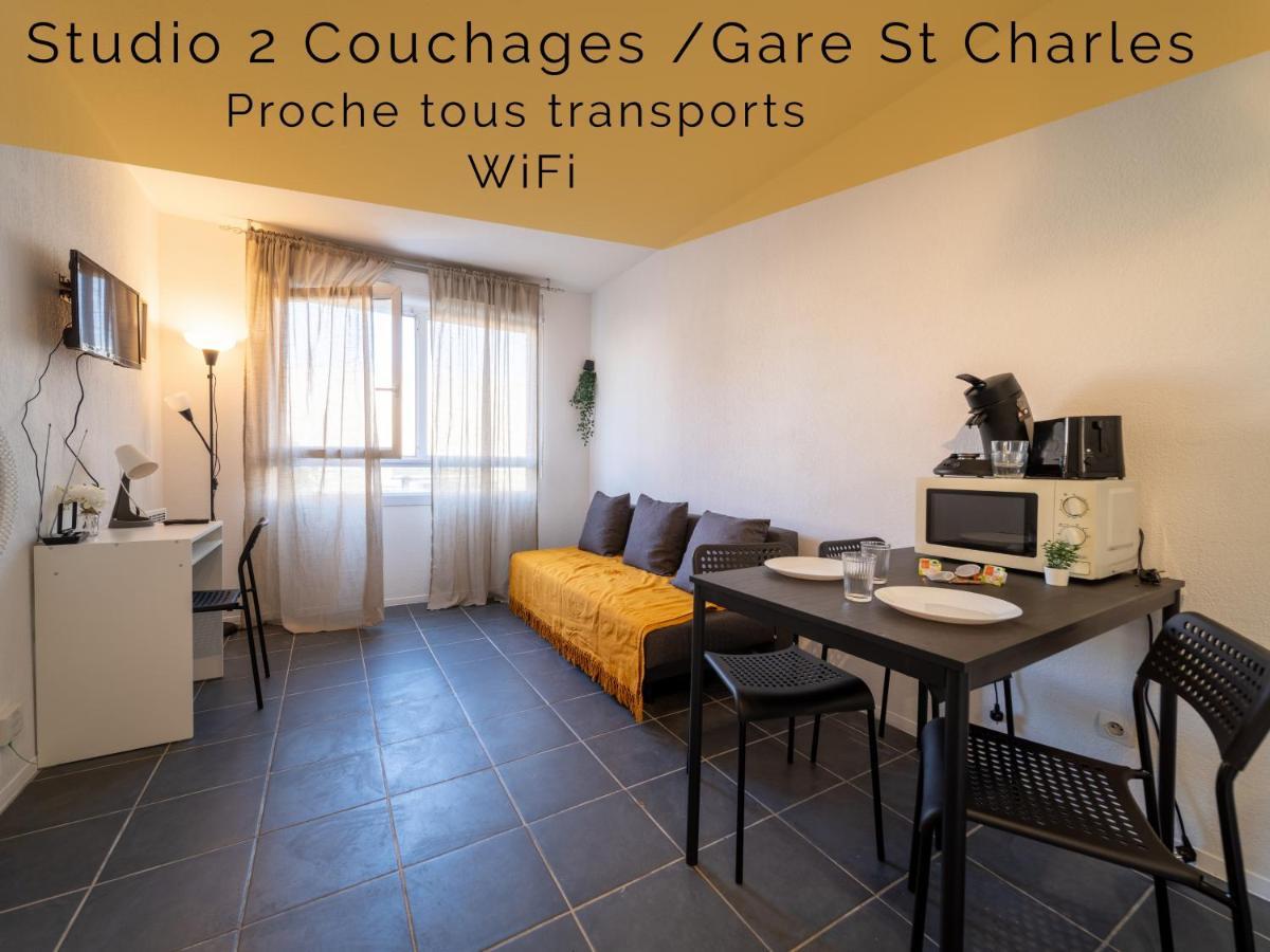 Appartement Climatise Avec Parking A 6Min A Pied De La Gare St Charles Marseille Ngoại thất bức ảnh