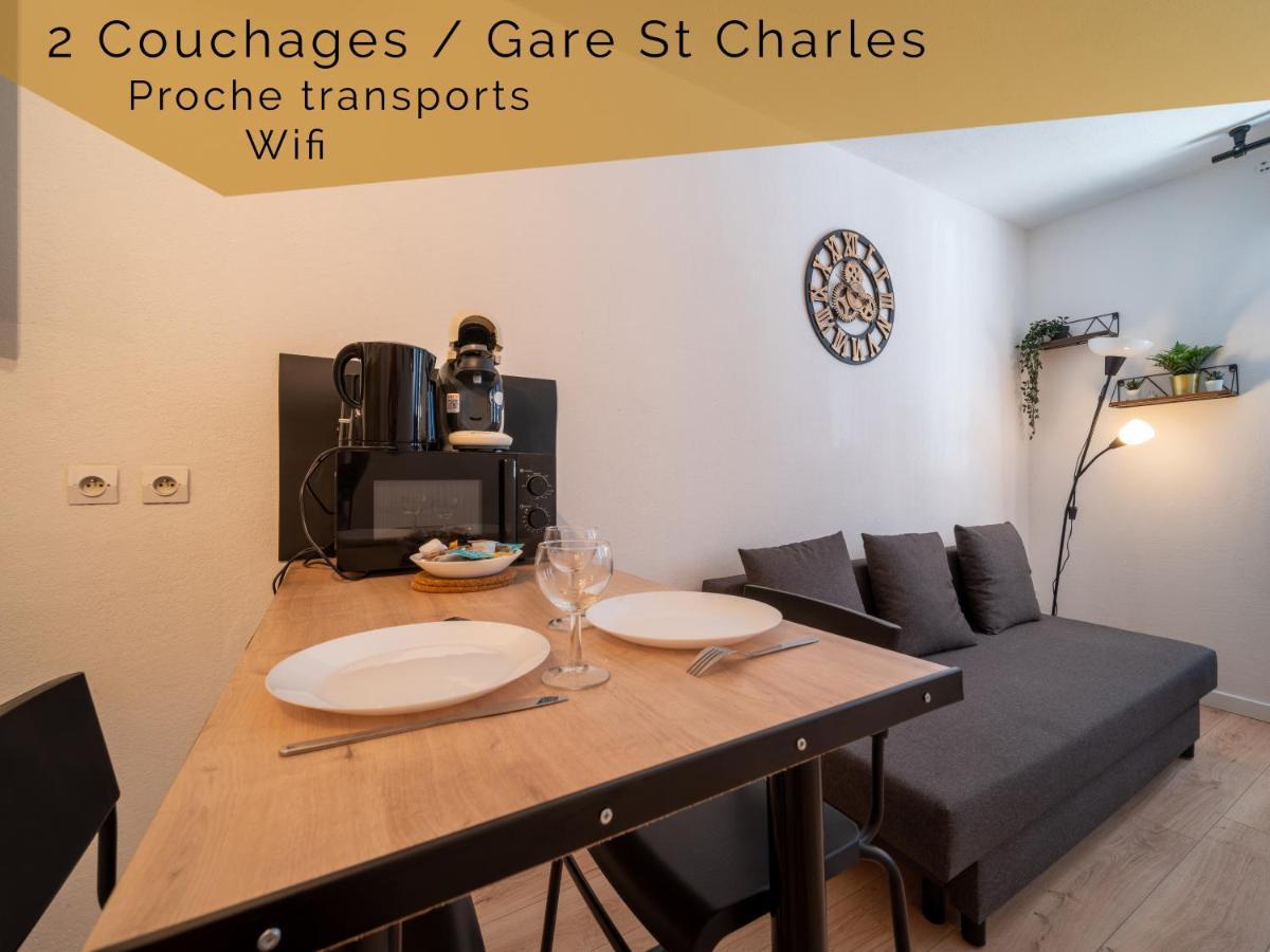 Appartement Climatise Avec Parking A 6Min A Pied De La Gare St Charles Marseille Ngoại thất bức ảnh